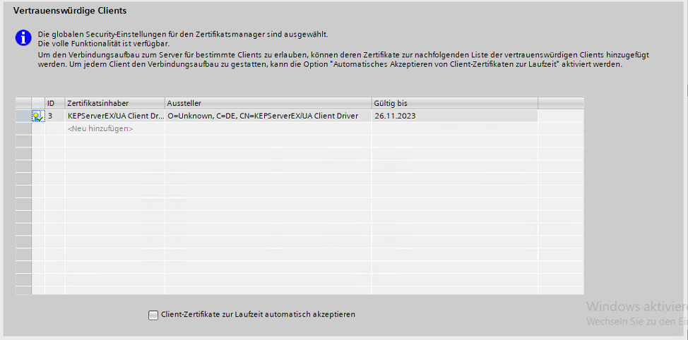 Sicherheitseinstellungen in der Siemens Steuerung_Zertifikat 16